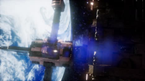 Space-Station-And-Earth.-3D-Animation
